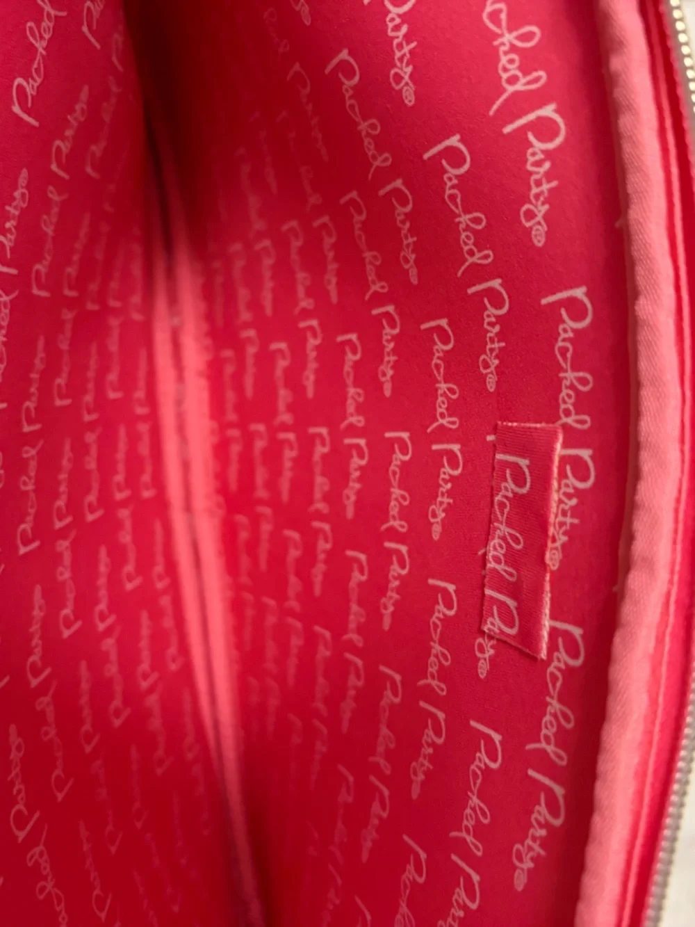 Packed Party confetti laptop sleeve, pink